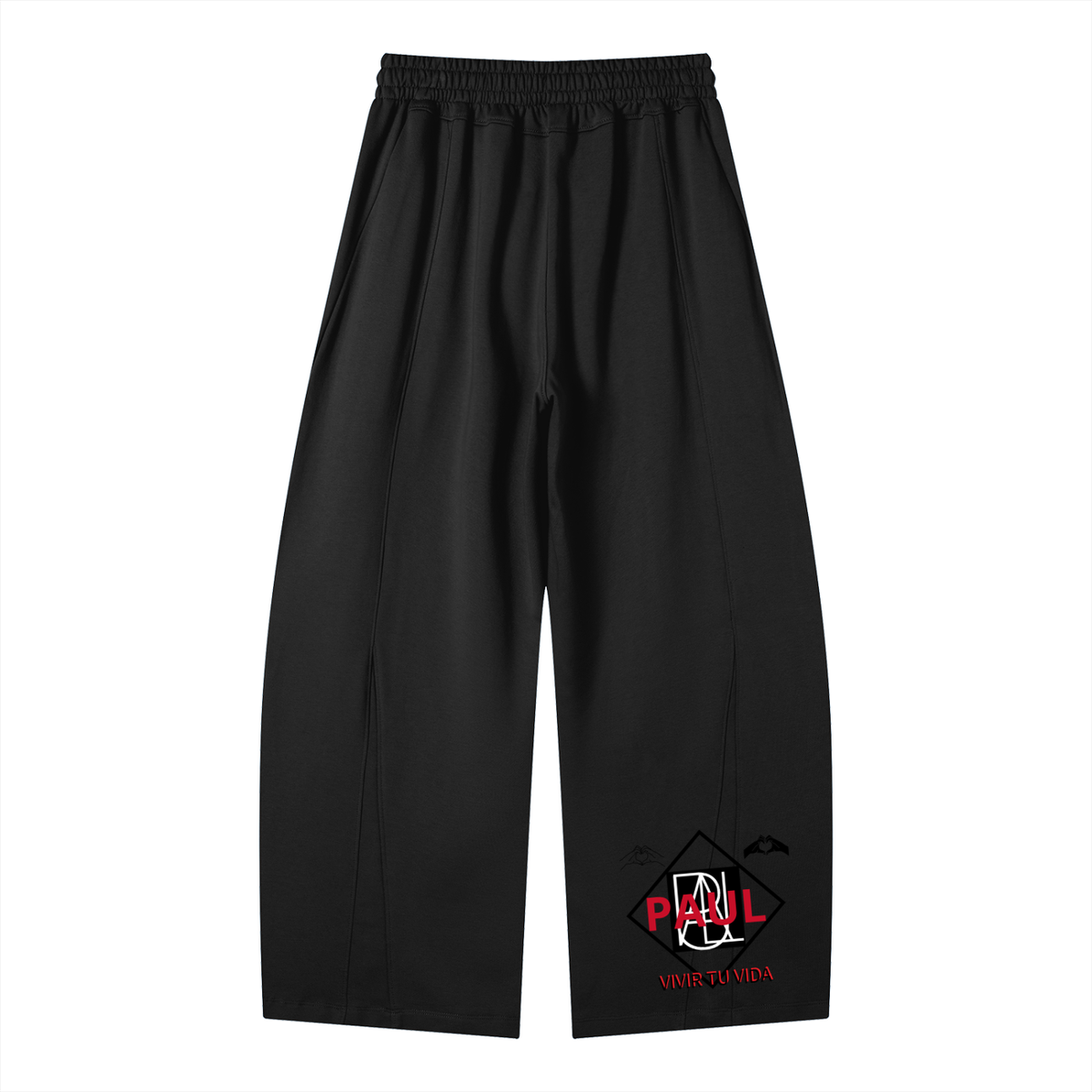Heavyweight Wide Leg Panel Sweatpants